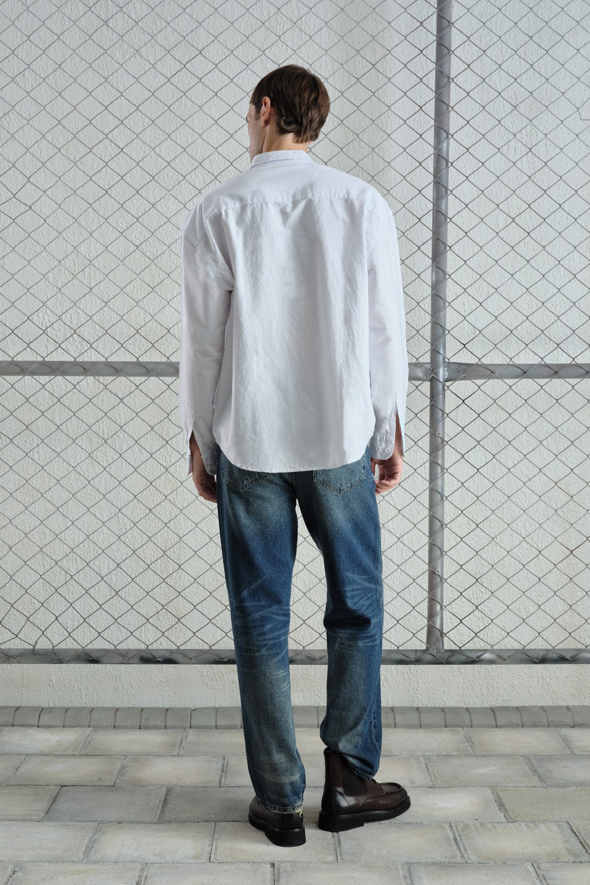 LAZER EFEKTLİ REGULAR FIT MAVİ JEAN