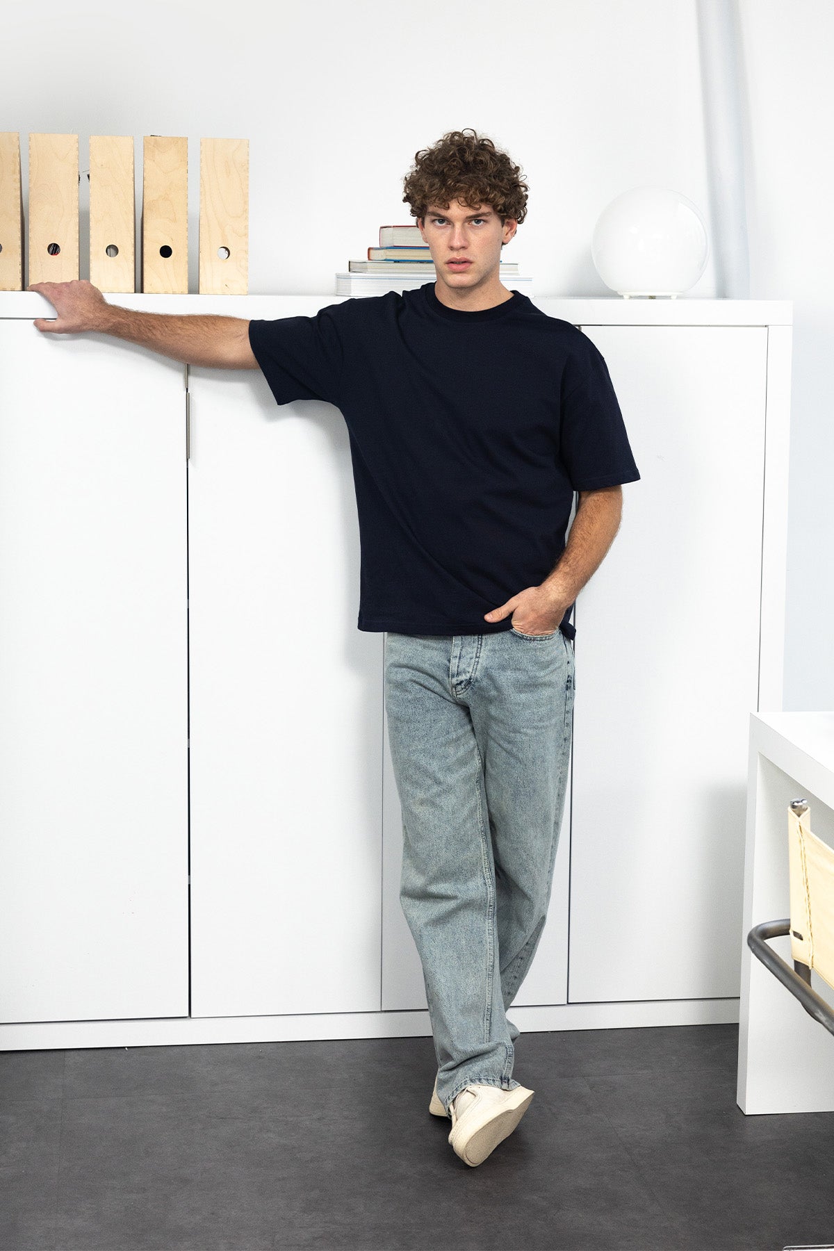 BASIC KISA KOL T-SHIRT - SİYAH - T-SHIRT