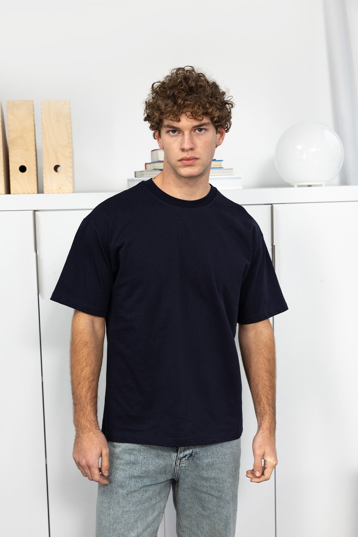 BASIC KISA KOL T-SHIRT - SİYAH - T-SHIRT