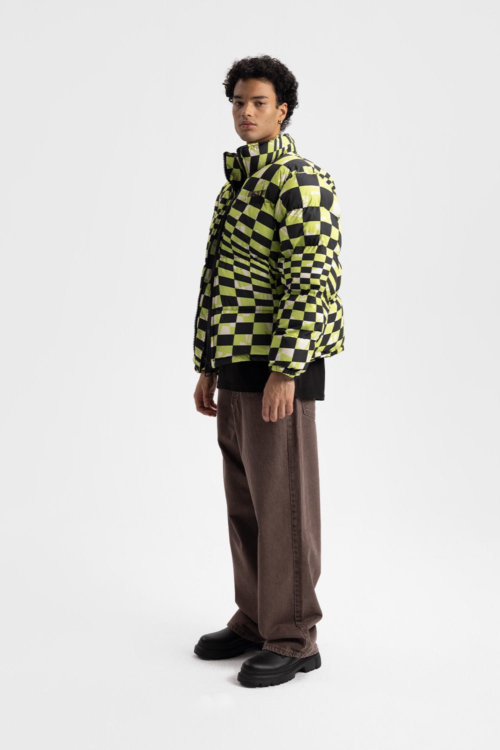 DAMA DESENLİ ŞİŞME MONT - MONT