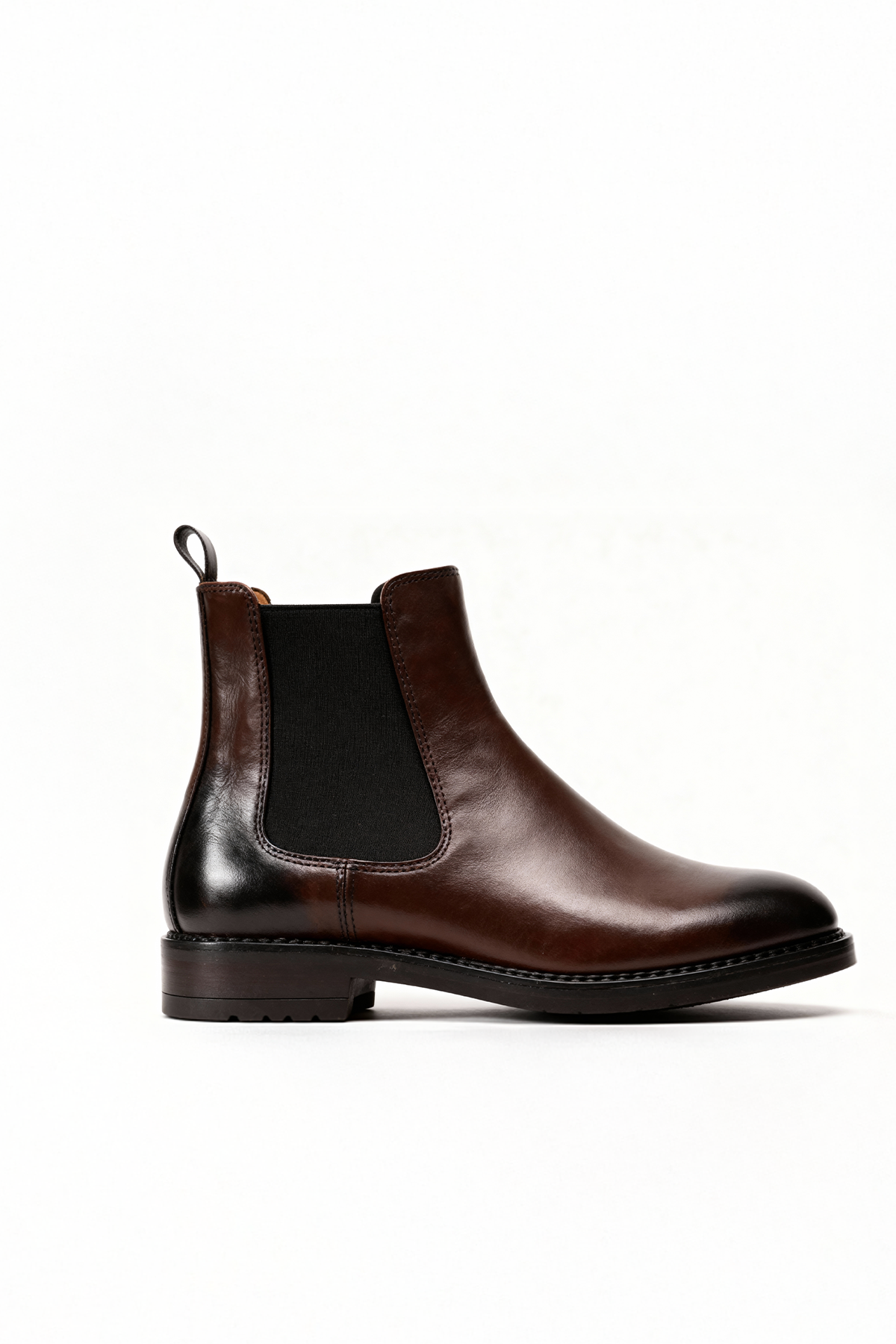 KLASİK DERİ KAHVERENGİ BOT