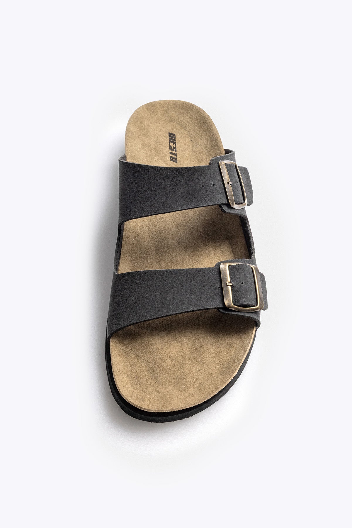 ÇİFT BANTLI ANTRASİT SANDALET