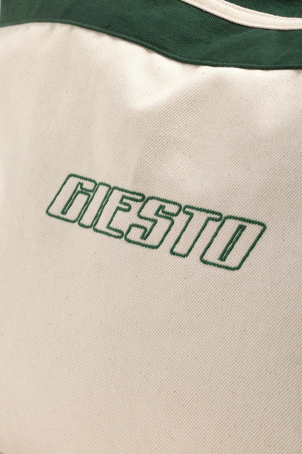 KUMAŞ TOTE YEŞİL ÇANTA