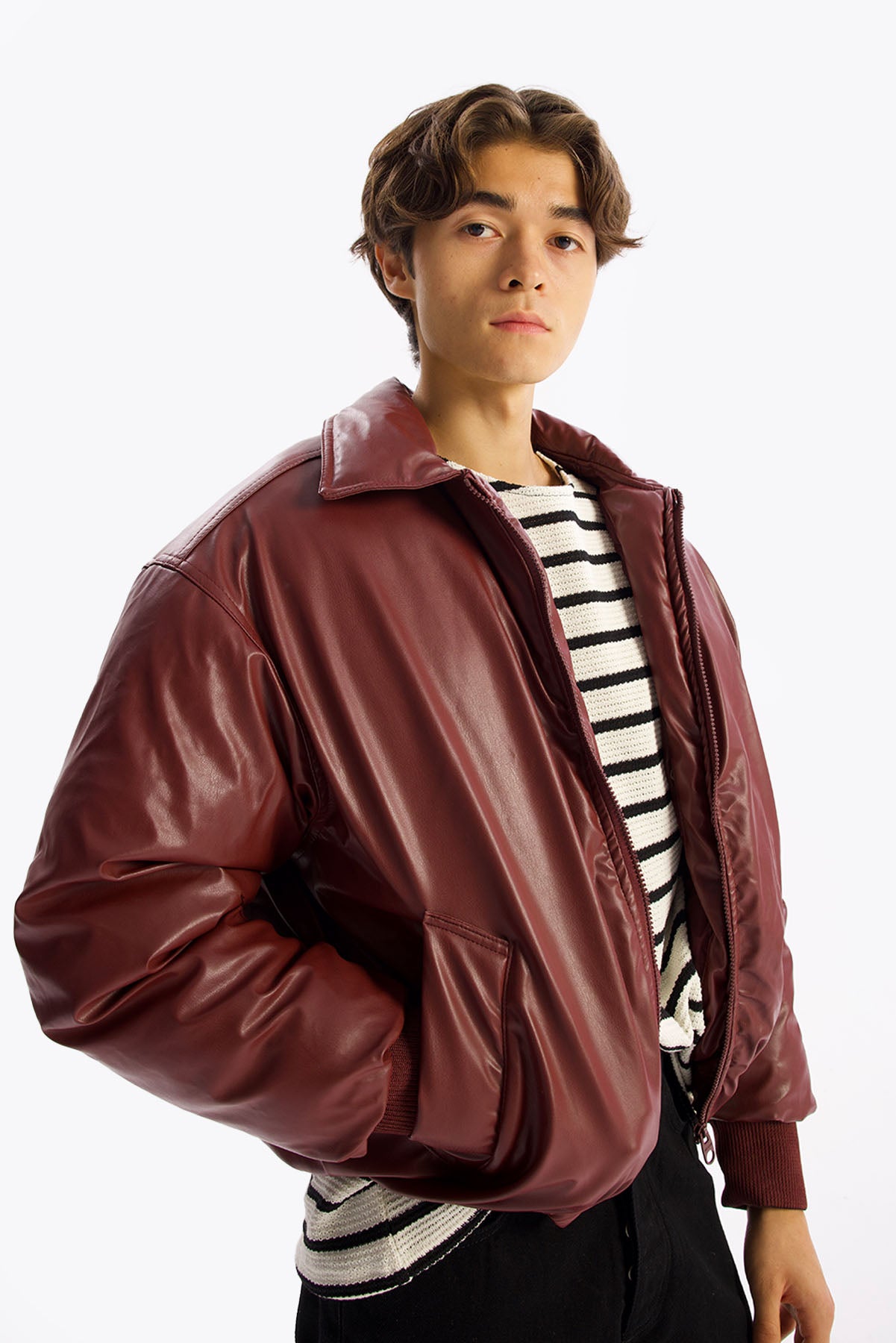 ŞİŞME DERİ MONT - BORDO - MONT