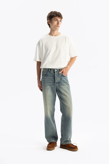 REGULAR FİT JEAN - KOYU MAVİ - JEAN