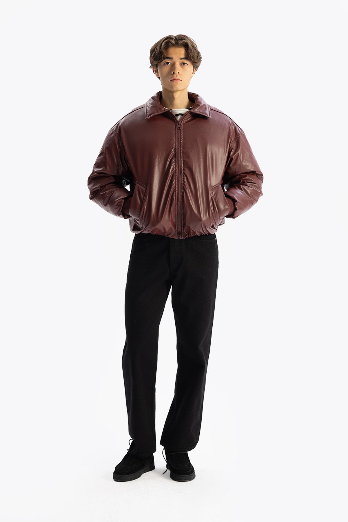 ŞİŞME DERİ MONT - BORDO - MONT