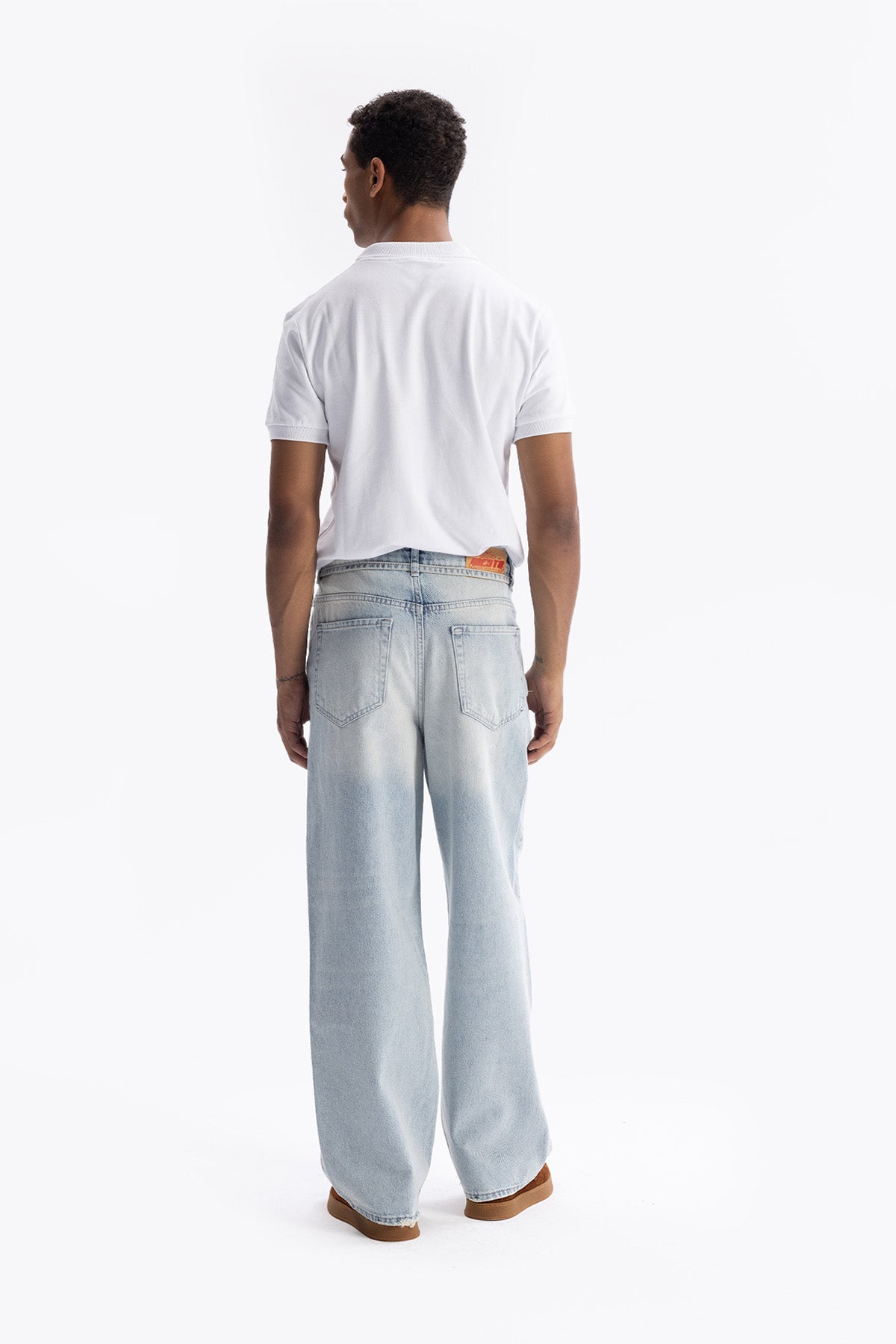 KEMERLİ BAGGY JEAN - AÇIK MAVİ - JEAN