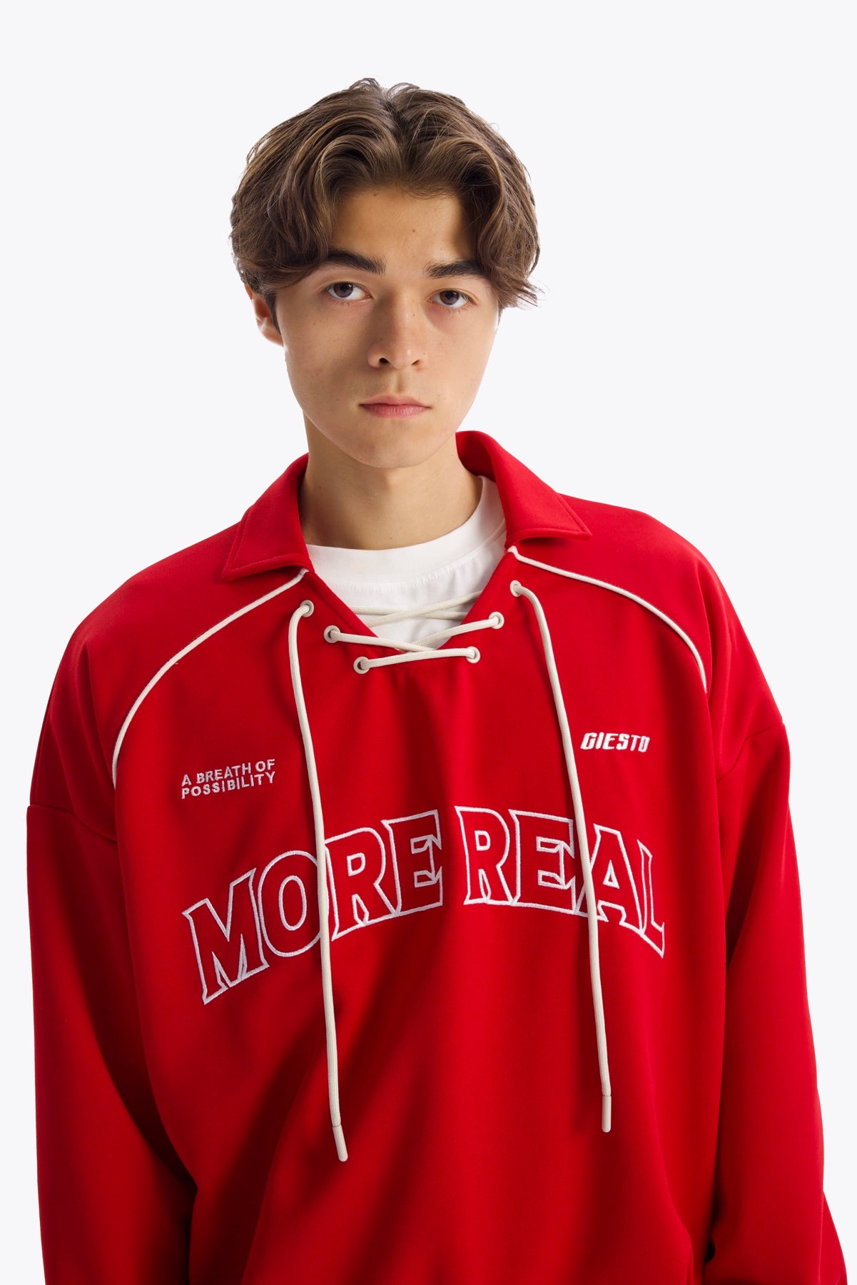 BAĞCIKLI SWEATSHIRT - KIRMIZI - SWEATSHIRT