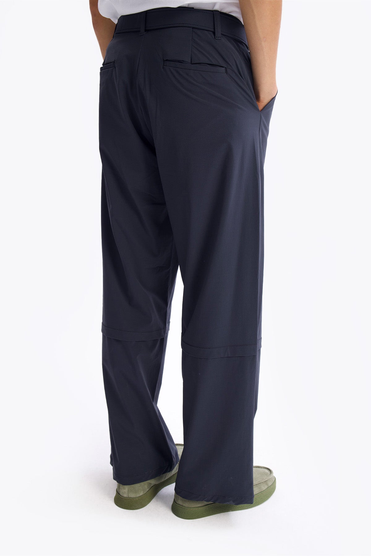 KEMERLİ PARAŞÜT PANTOLON - ANTRASİT - PANTOLON