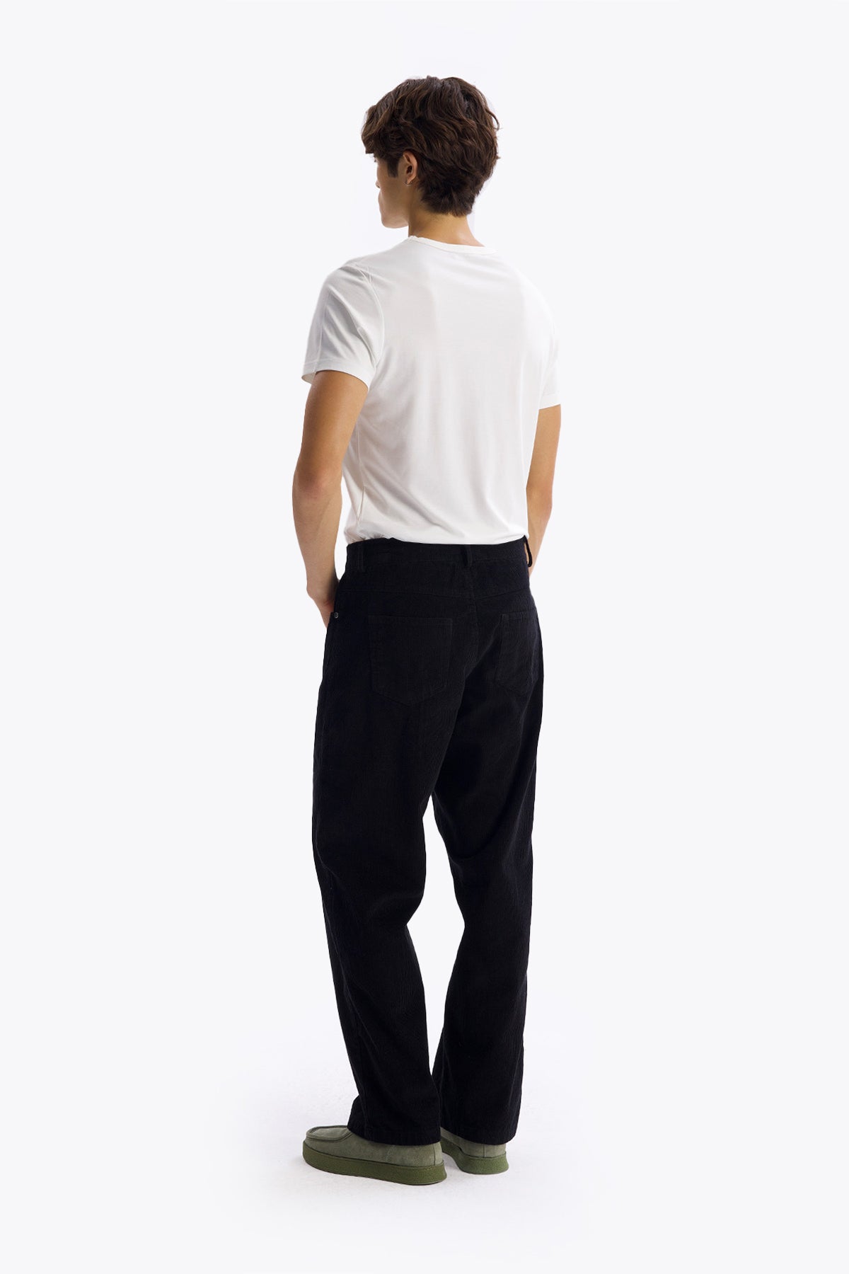 KADİFE PANTOLON - SİYAH - PANTOLON