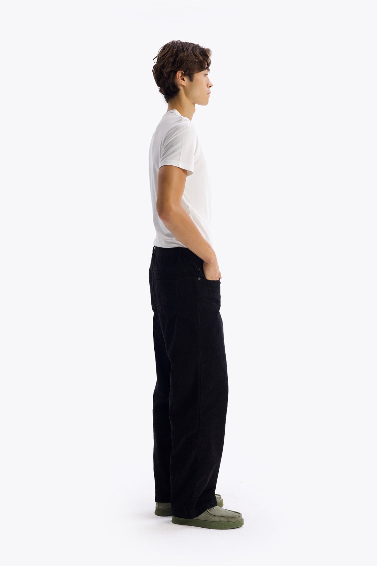 KADİFE PANTOLON - SİYAH - PANTOLON