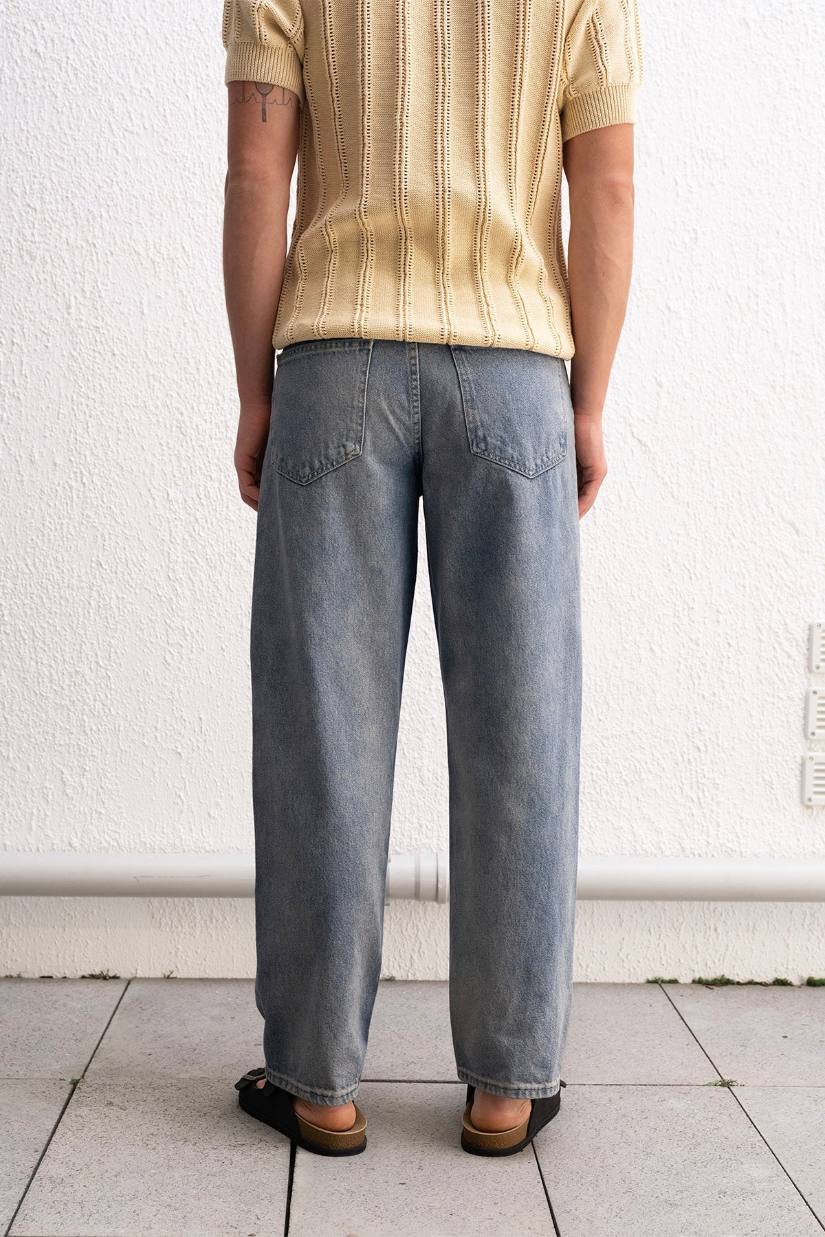 NAKIŞ DETAYLI MAVİ JEAN GIESTO