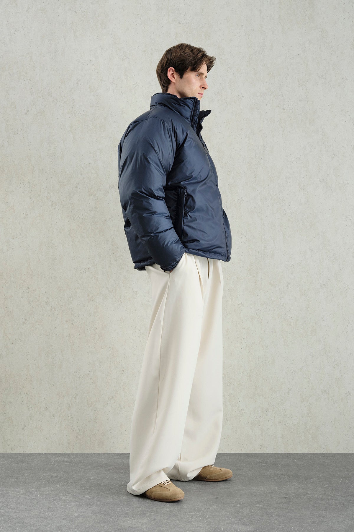 BASIC ŞİŞME LACİVERT MONT