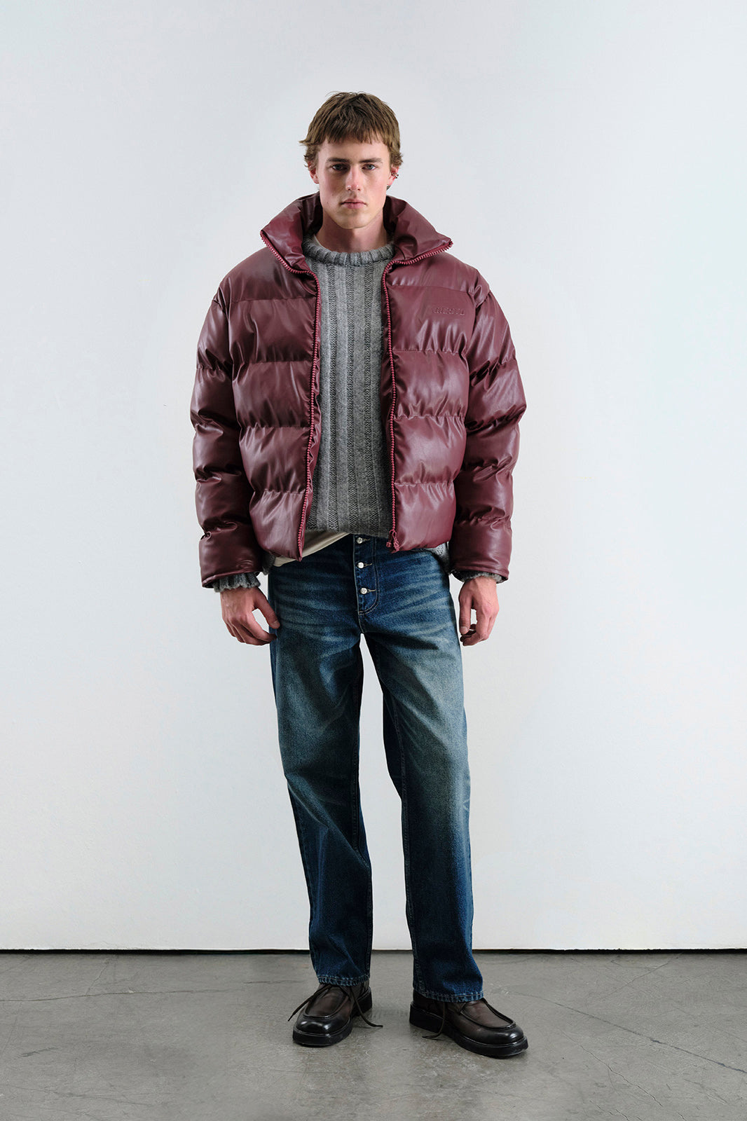 ŞİŞME DERİ BORDO MONT