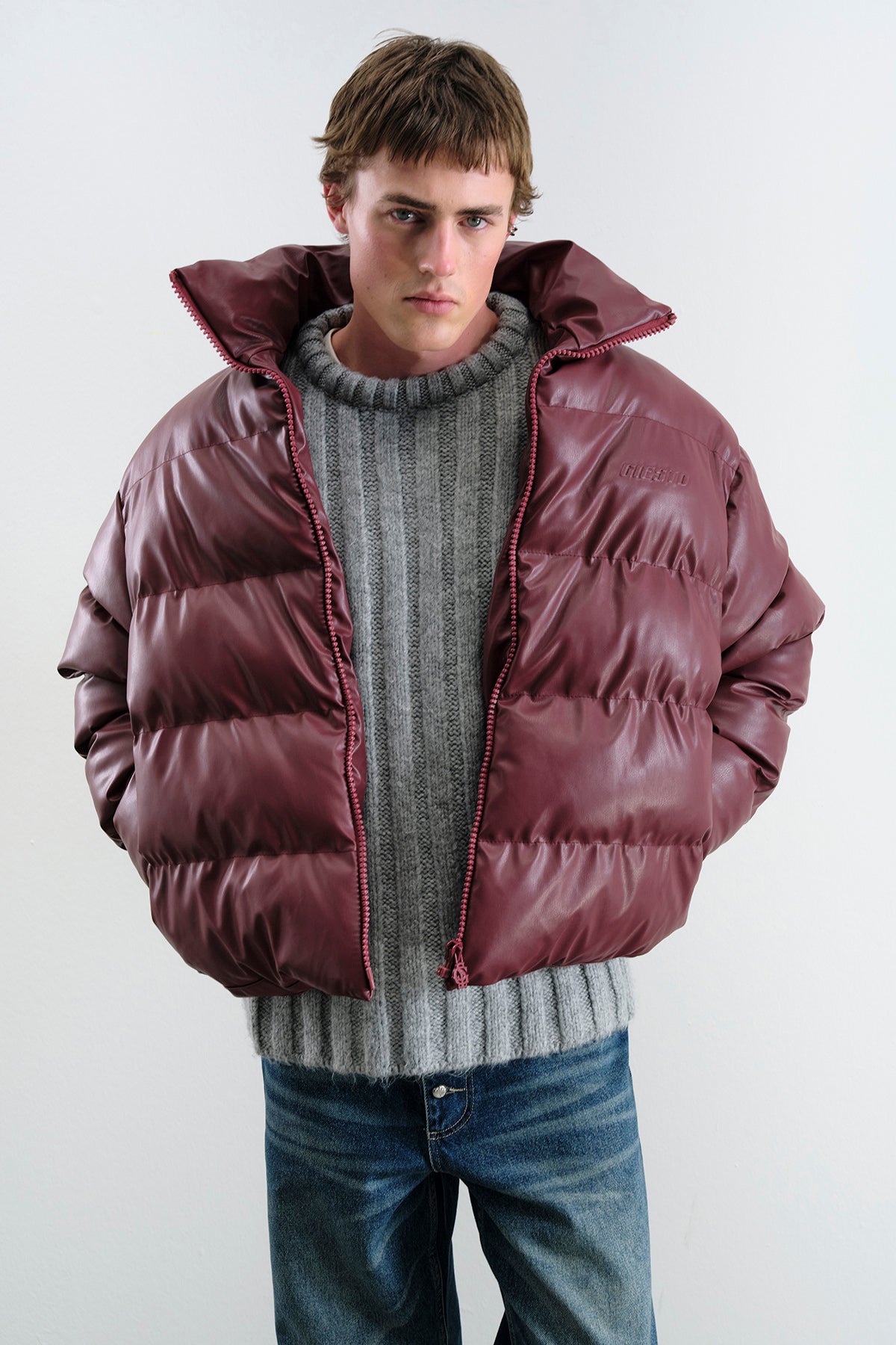 ŞİŞME DERİ BORDO MONT