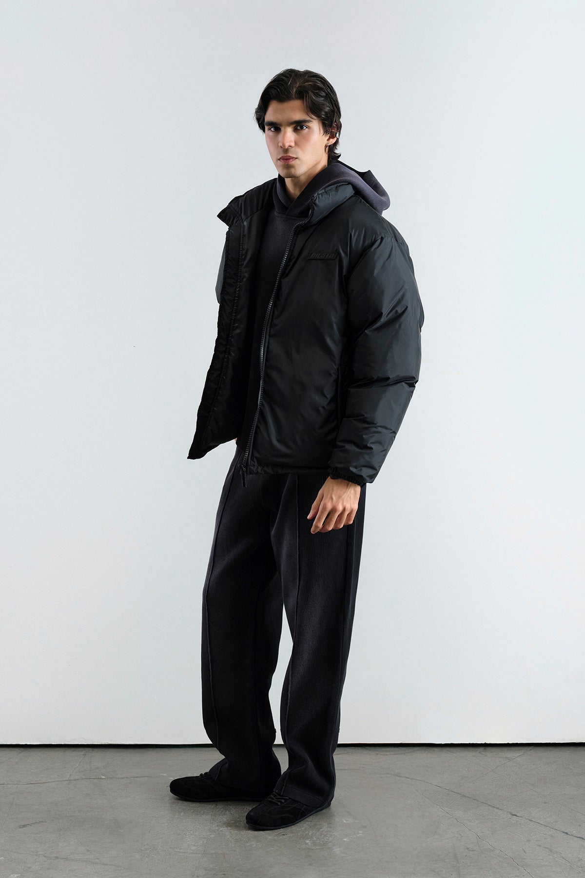 BASIC ŞİŞME SİYAH MONT