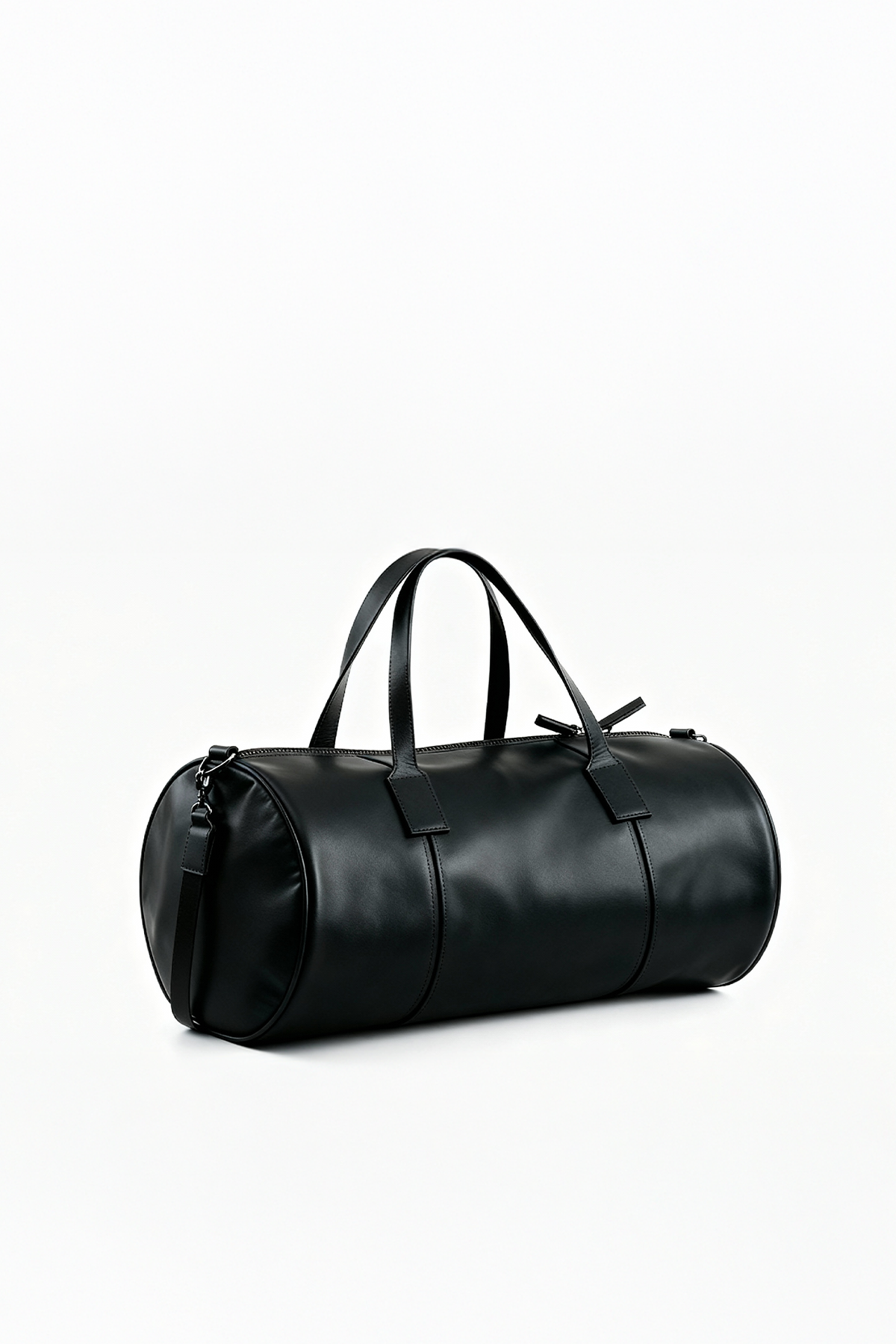 DERİ SİYAH SEYAHAT ÇANTASI