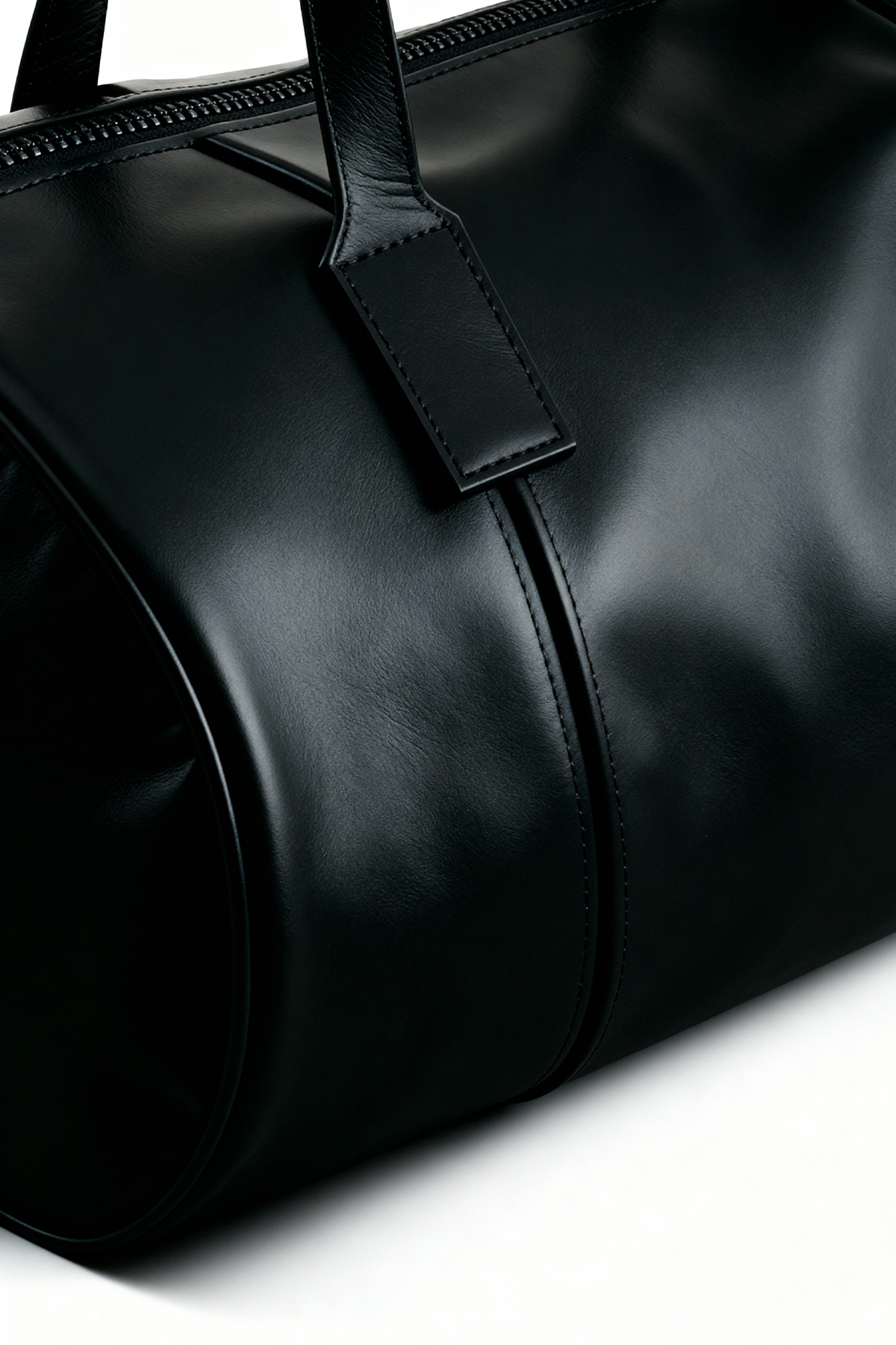 DERİ SİYAH SEYAHAT ÇANTASI