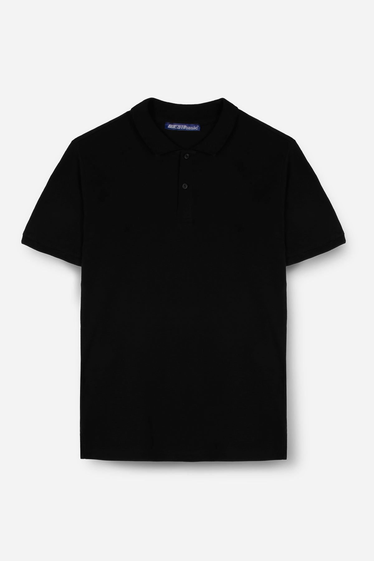 POLO YAKA T-SHIRT - SİYAH - T-SHIRT