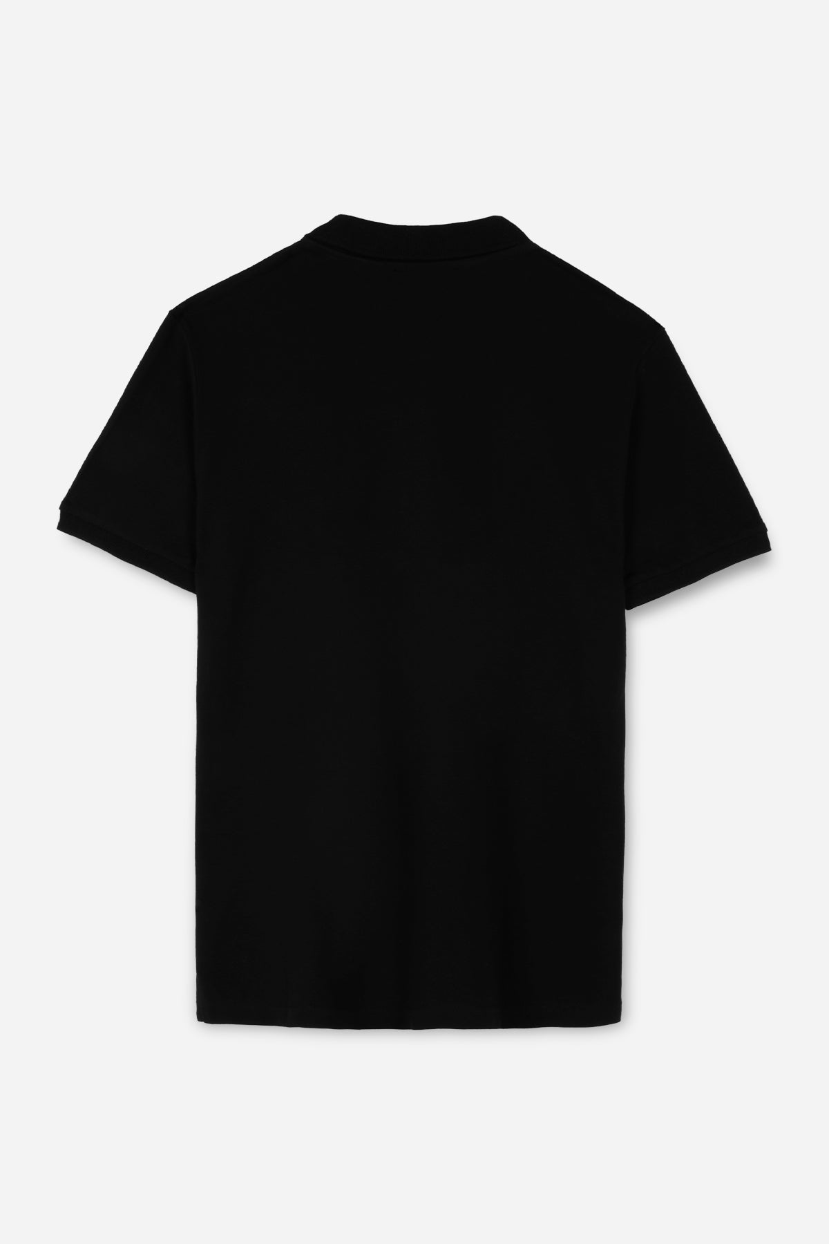 POLO YAKA T-SHIRT - SİYAH - T-SHIRT