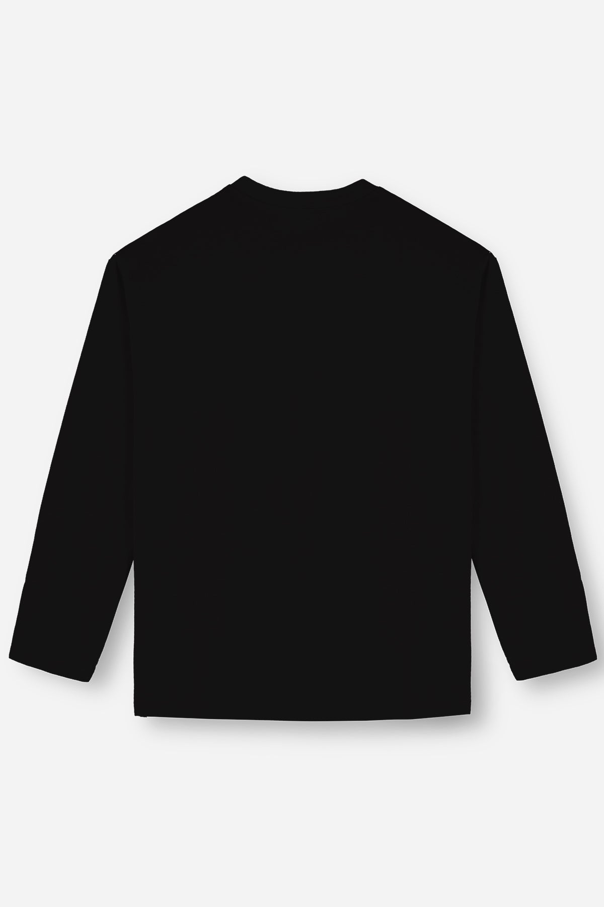 BASIC UZUN KOL T-SHIRT - SİYAH - T-SHIRT