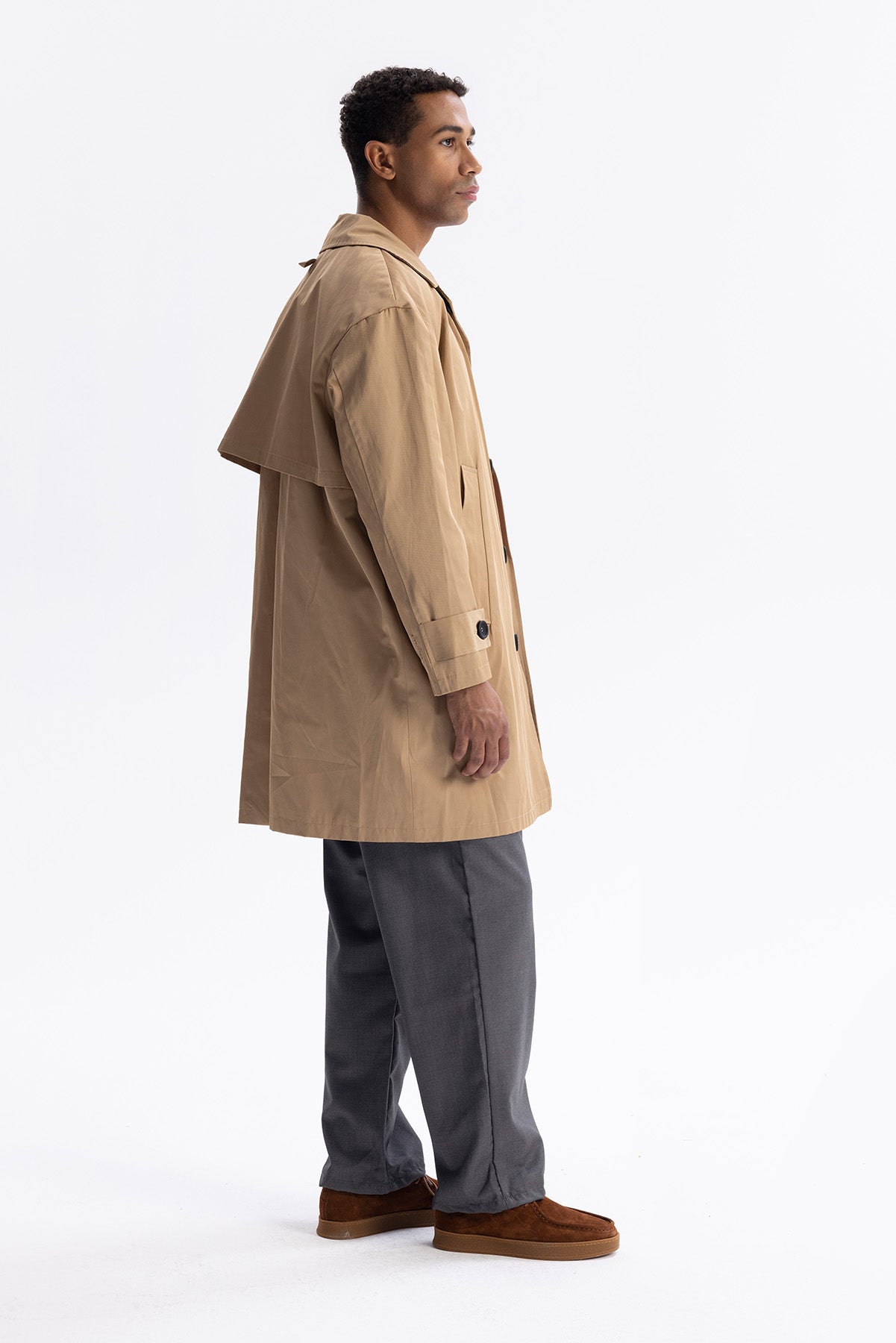 OVERSIZE TRENÇKOT - TABA - TRENÇKOT