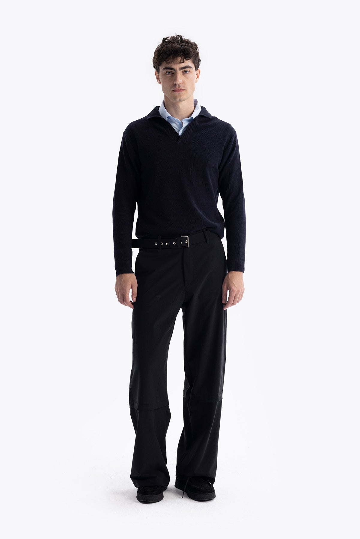 DENİZCİ YAKA TRİKO - LACİVERT - KAZAK