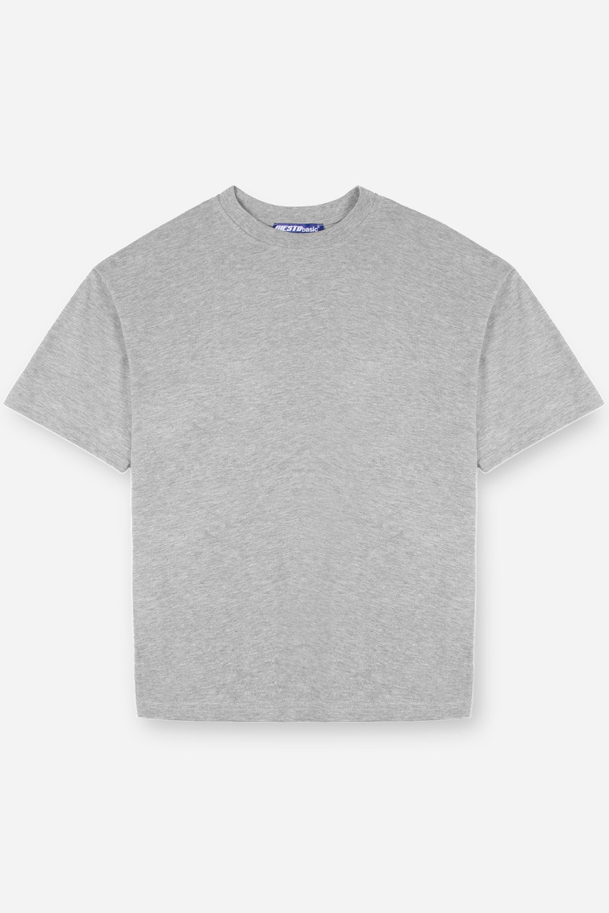 BASIC KISA KOL T-SHIRT - GRİ - T-SHIRT