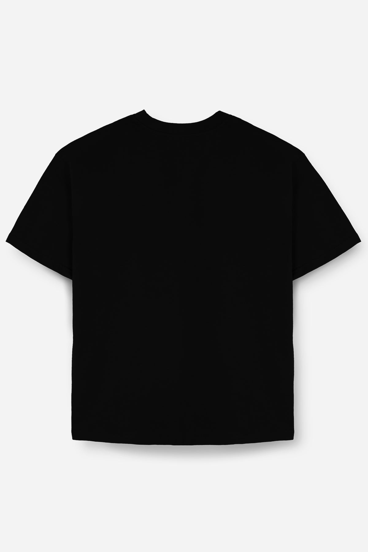 BASIC KISA KOL T-SHIRT - SİYAH - T-SHIRT