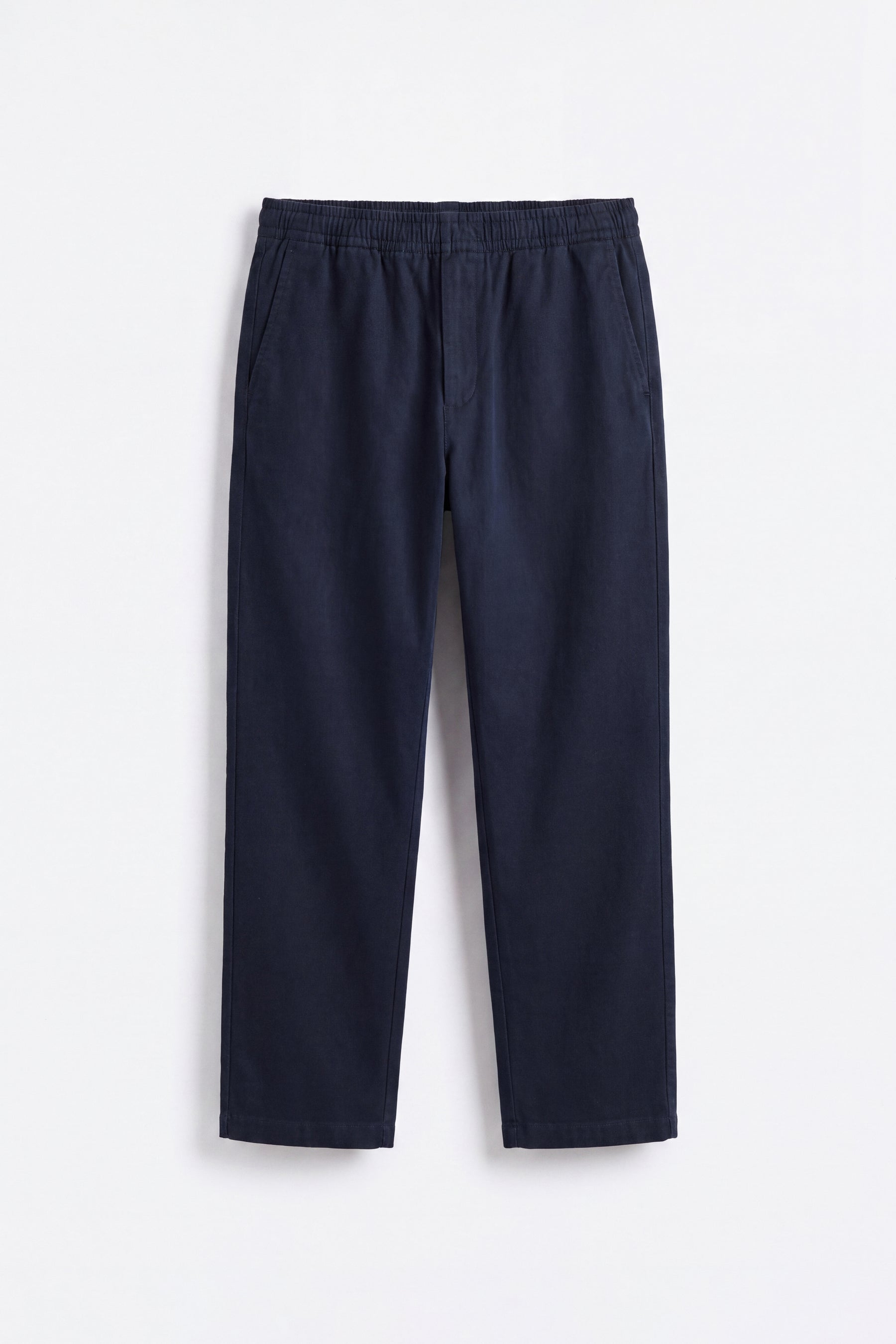 BELİ LASTİKLİ GABARDIN LACİVERT PANTOLON