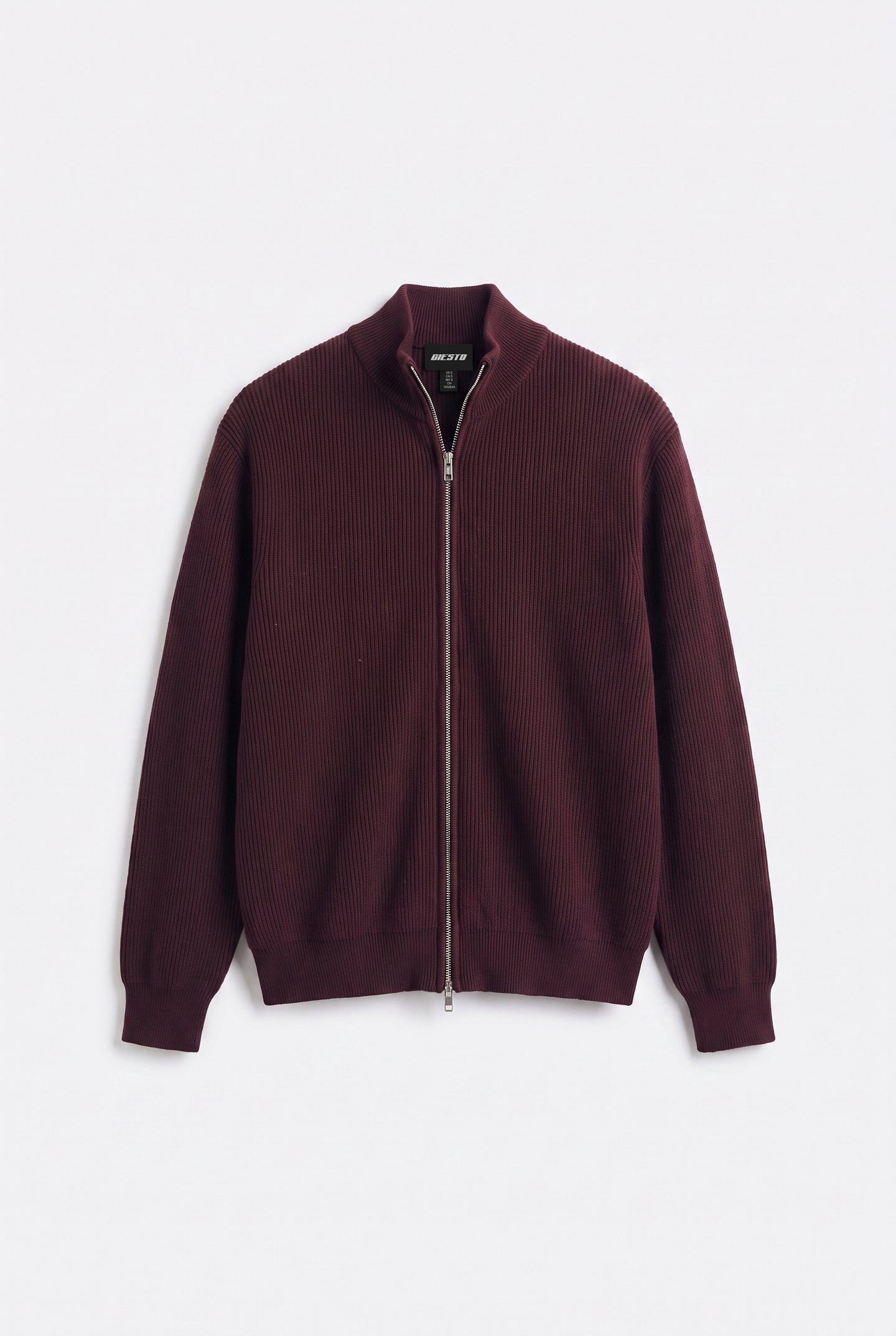 FERMUARLI BORDO TRİKO HIRKA
