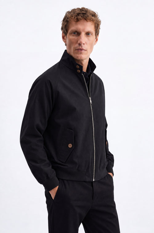 GABARDIN SİYAH CEKET - 2