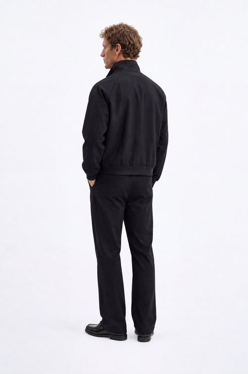 GABARDIN SİYAH CEKET - 3