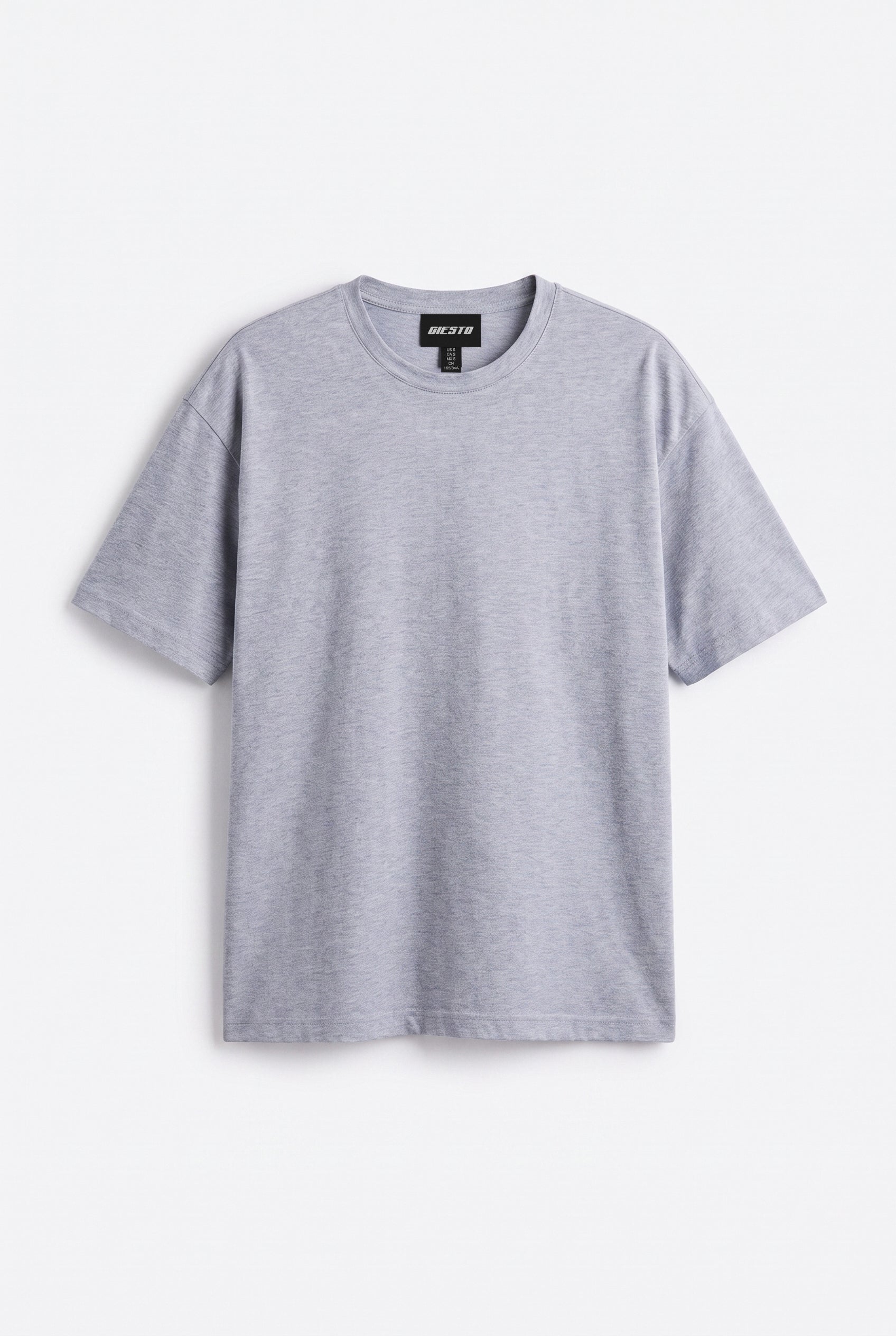 OVERSIZE KISA KOL GRİ T-SHIRT