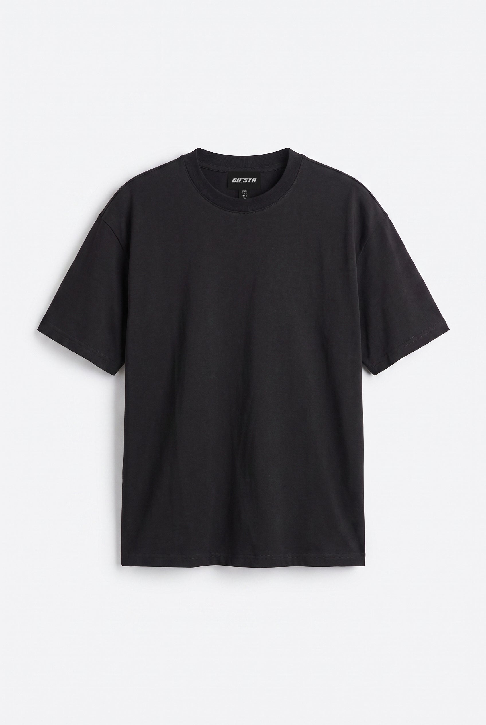 OVERSIZE KISA KOL SİYAH T-SHIRT