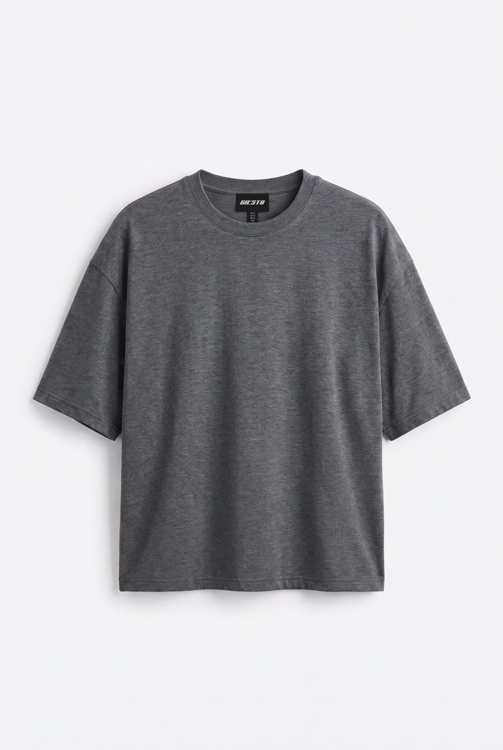 OVERSIZE KISA KOL ANTRASİT T-SHIRT