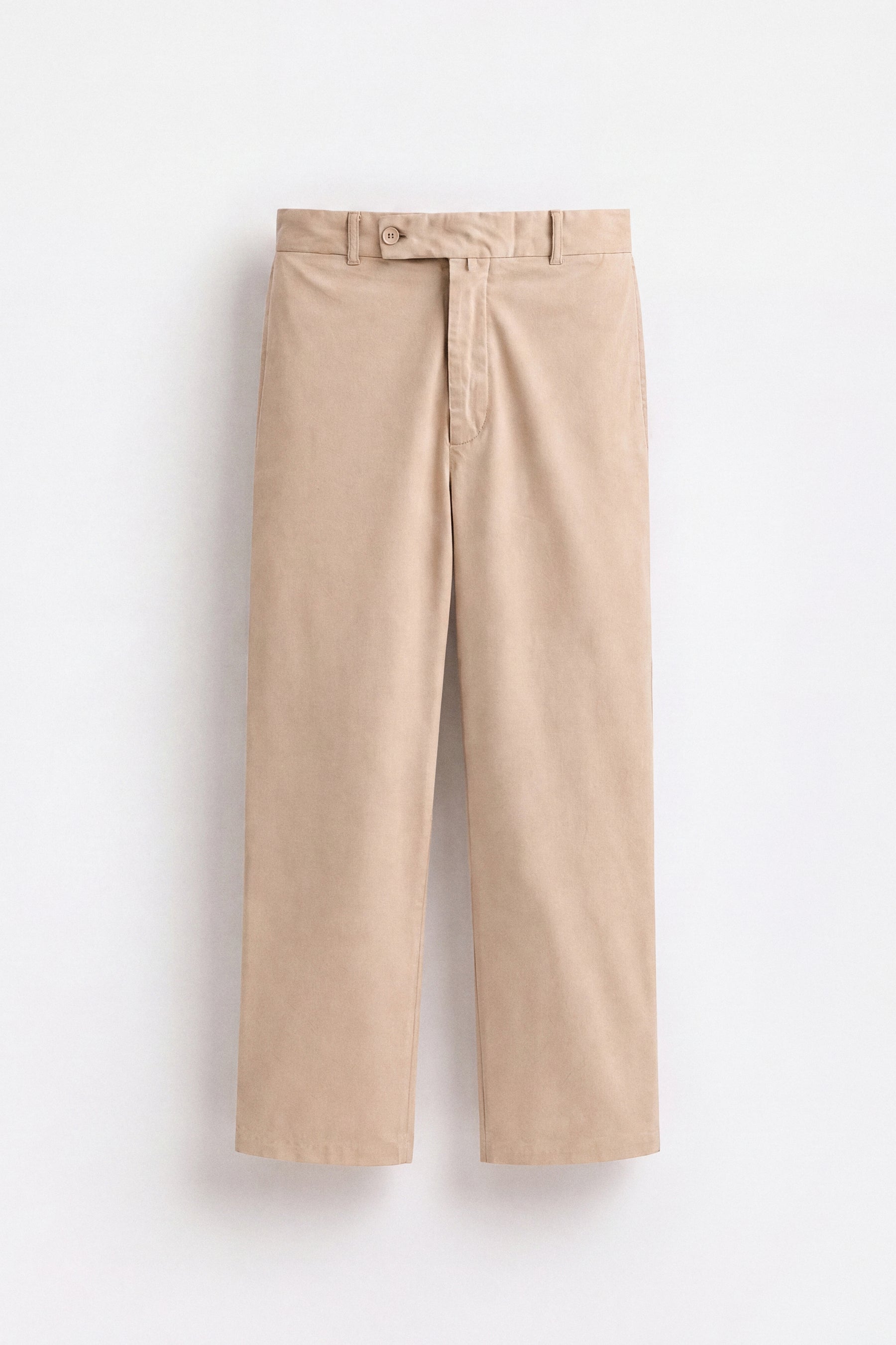 BELİ LASTİKLİ GABARDIN BEJ PANTOLON