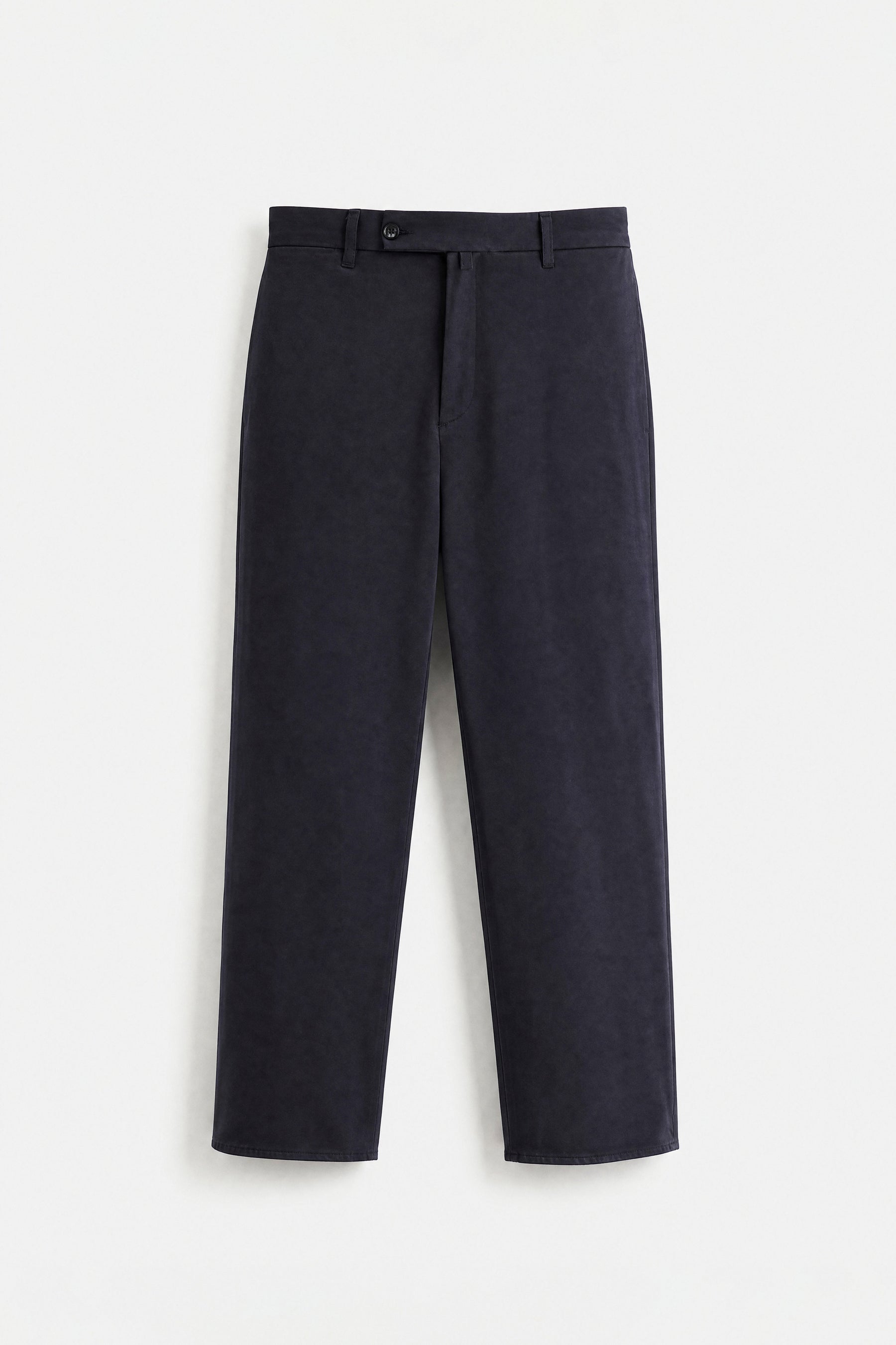 GABARDINE CHINO BLACK TROUSERS