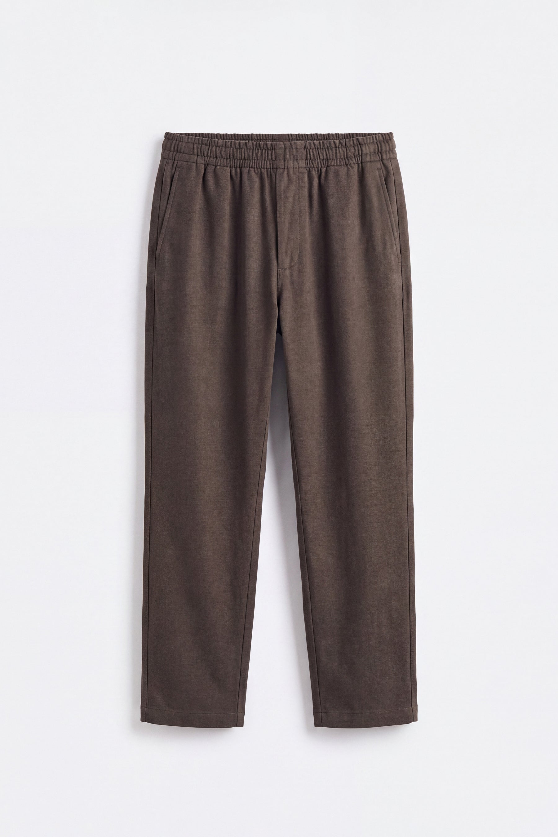 BELİ LASTİKLİ GABARDIN TABA PANTOLON