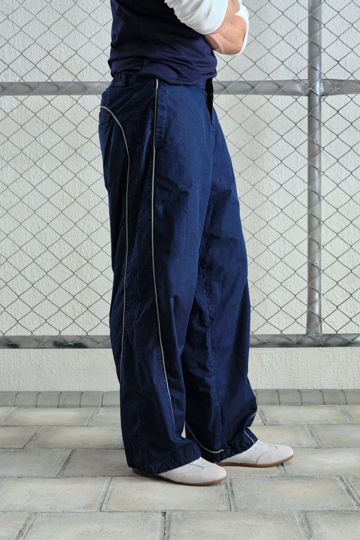 YIKAMALI TRACK LACİVERT PANTOLON