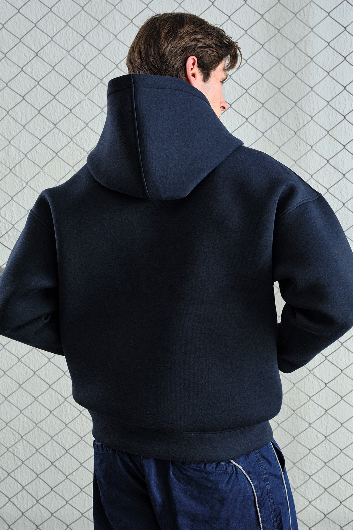 KAPÜŞONLU OVERSIZE SCUBA SWEATSHIRT