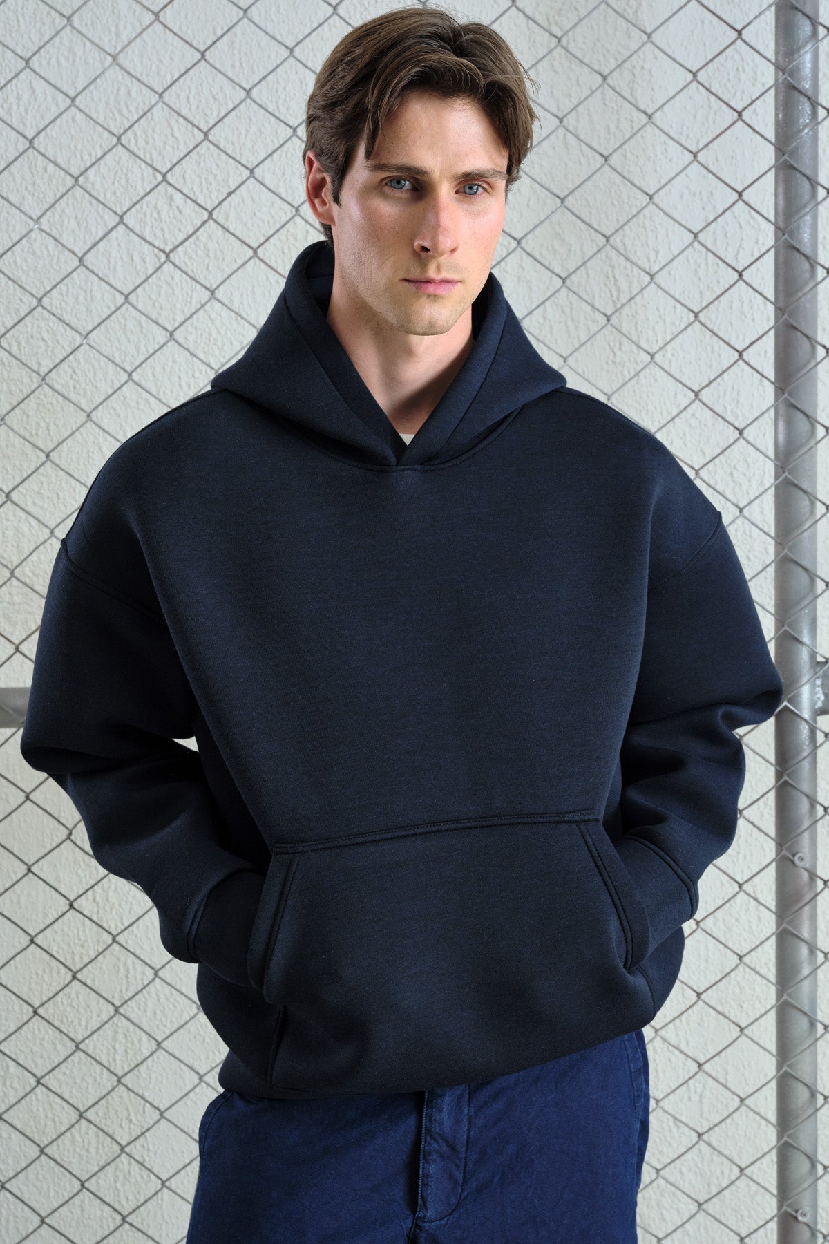 KAPÜŞONLU OVERSIZE SCUBA SWEATSHIRT