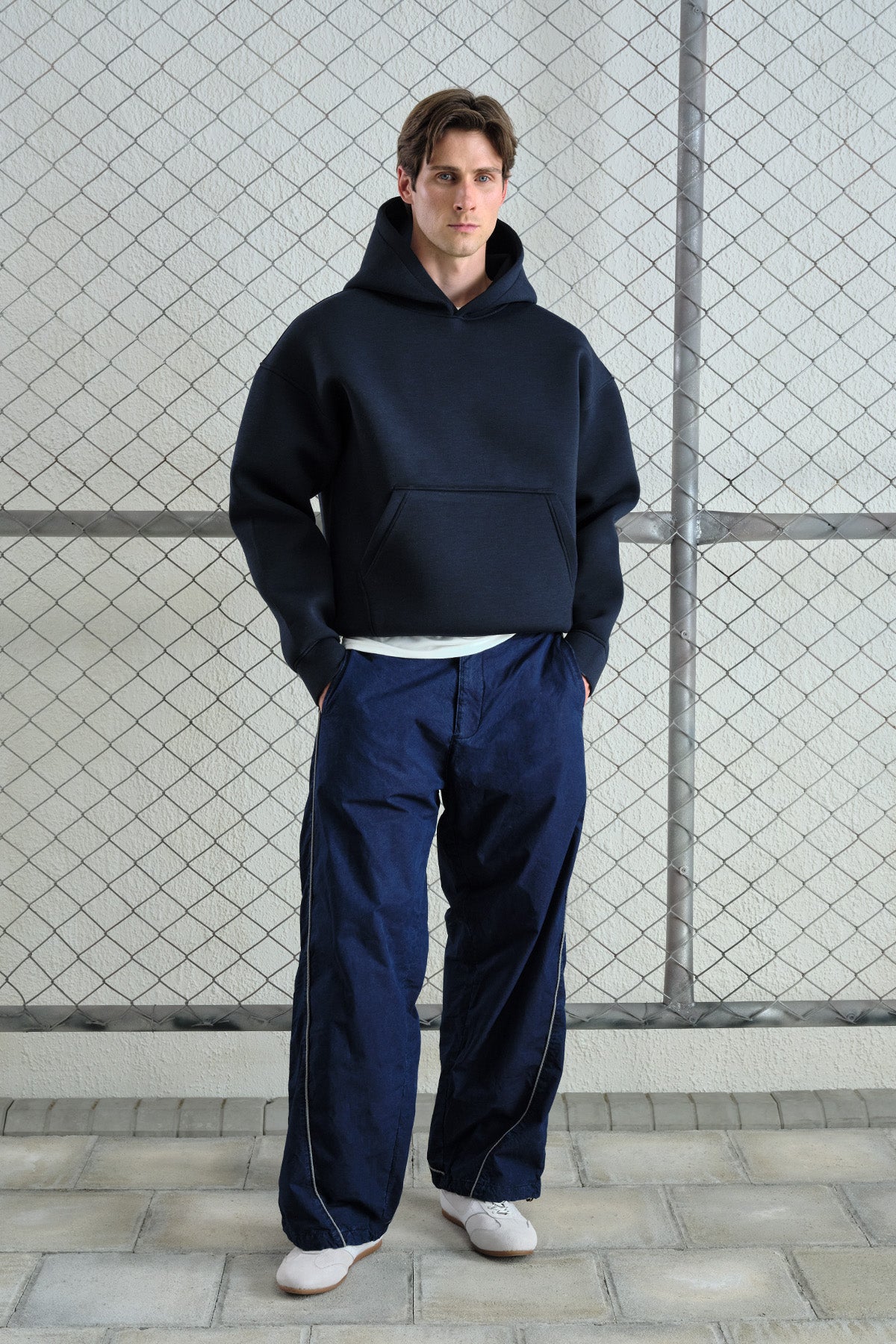 KAPÜŞONLU OVERSIZE SCUBA SWEATSHIRT