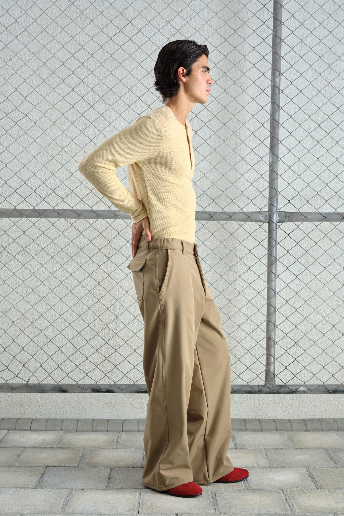 TEKNİK SU GEÇİRMEZ VİZON PANTOLON