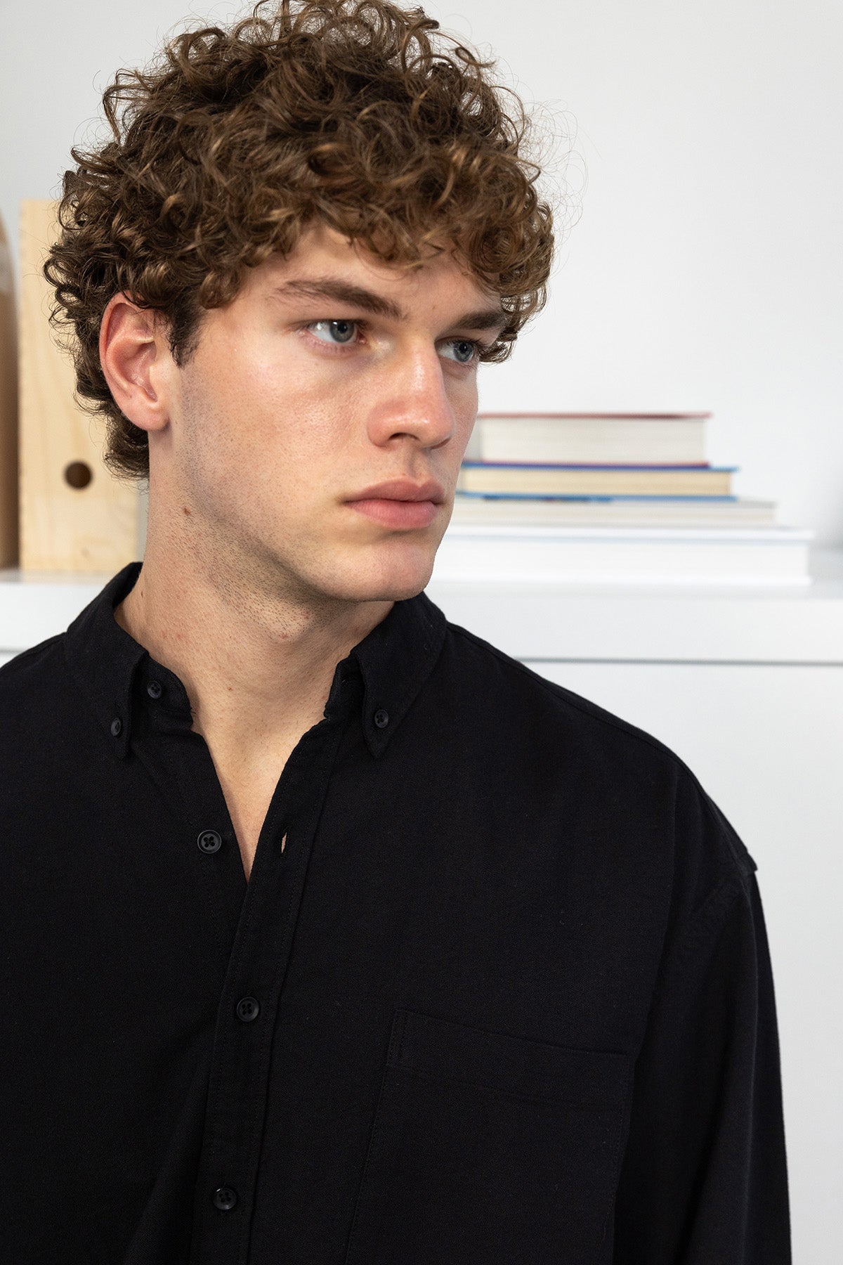 POPLİN GÖMLEK - SİYAH - GÖMLEK