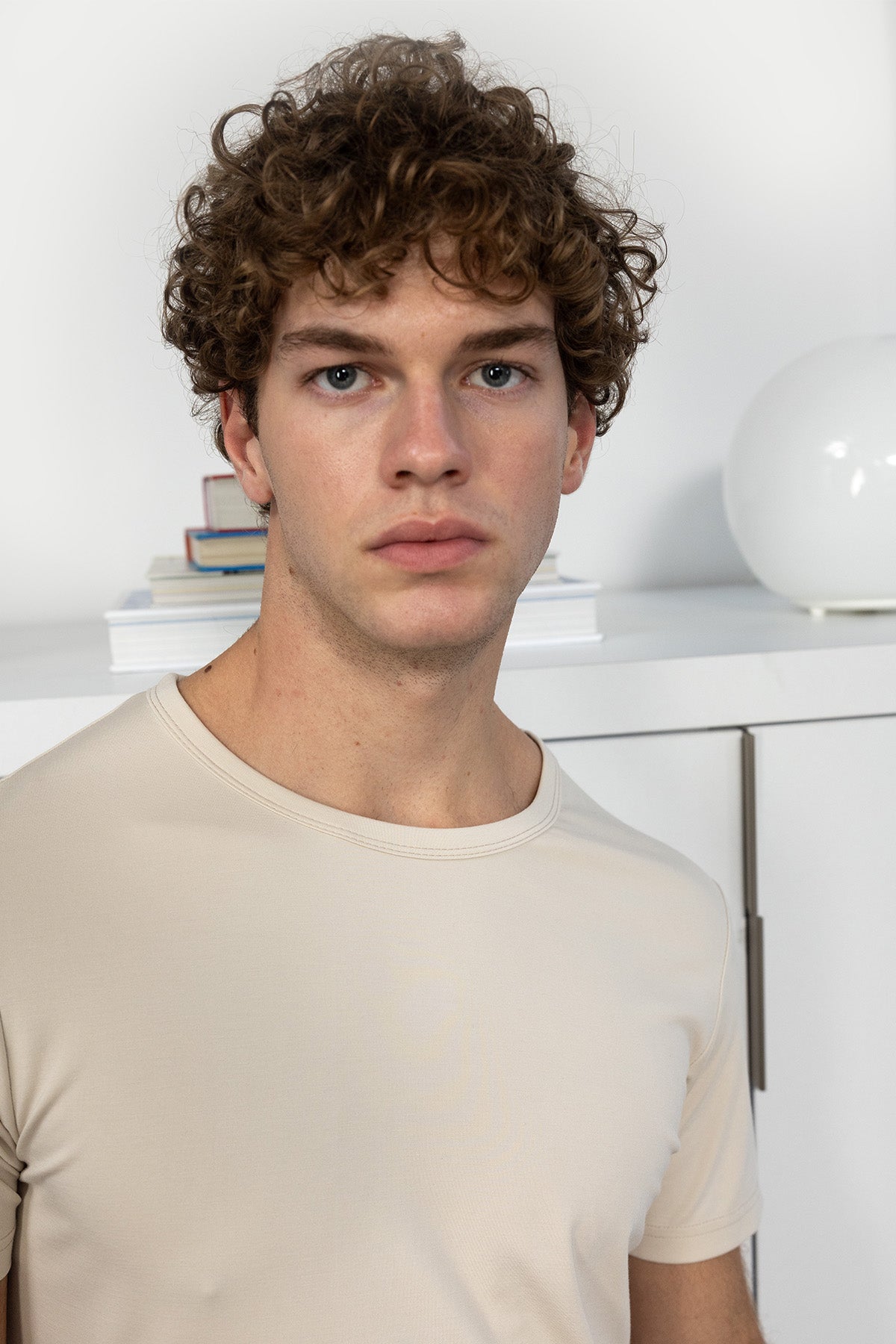 DAR KESİM T-SHIRT - BEJ - T-SHIRT