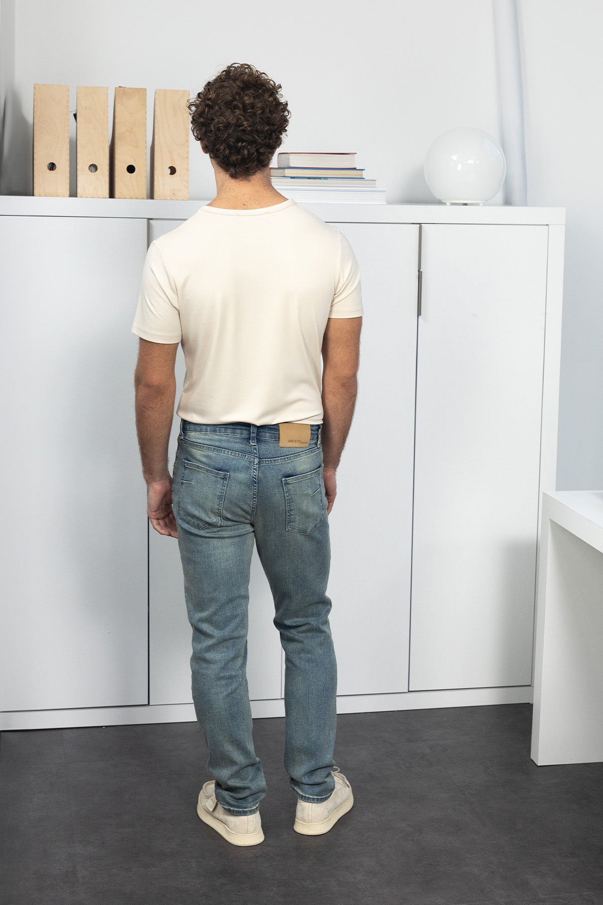 DAR KESİM T-SHIRT - BEJ - T-SHIRT