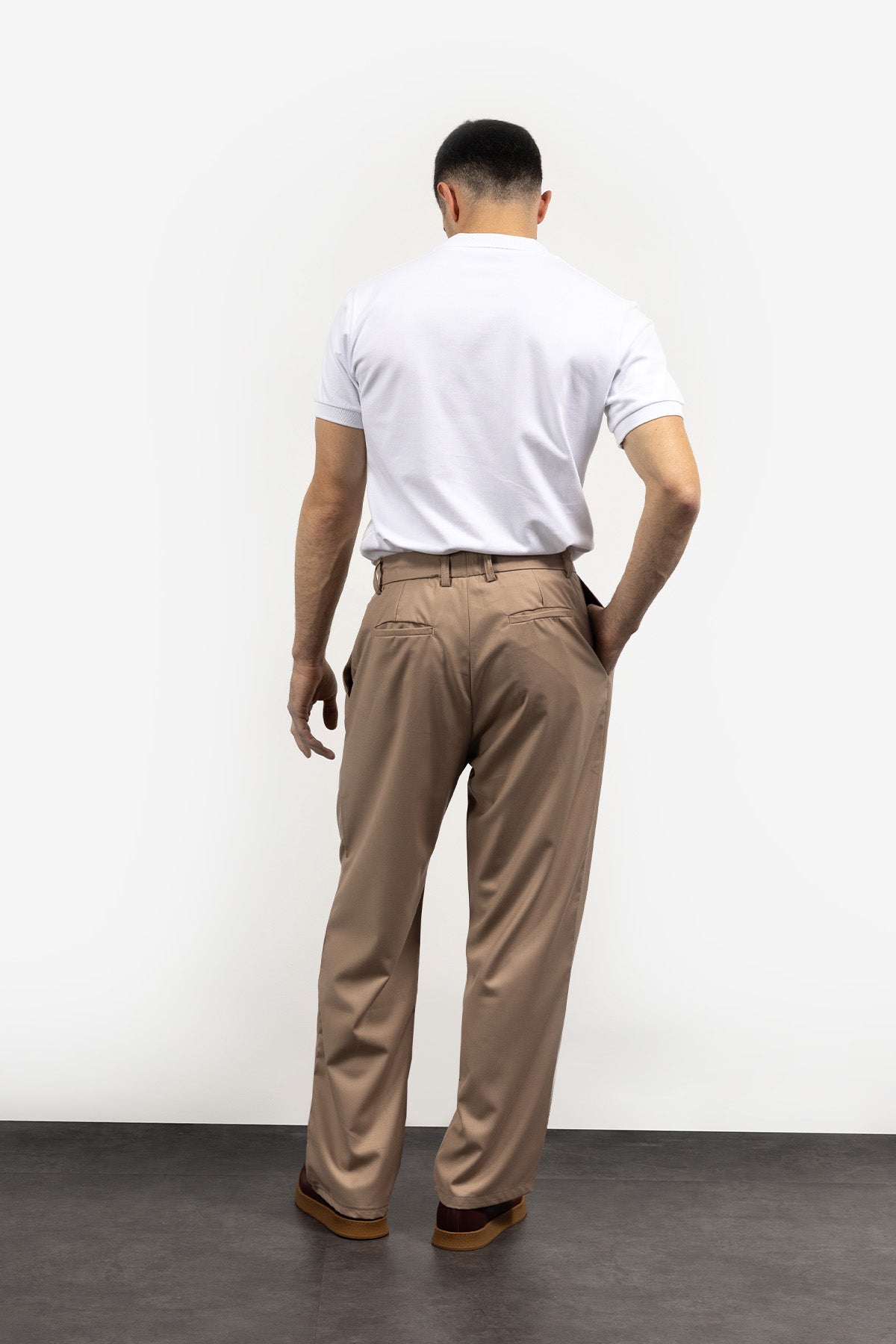 PİLİLİ PANTOLON - BEJ - PANTOLON