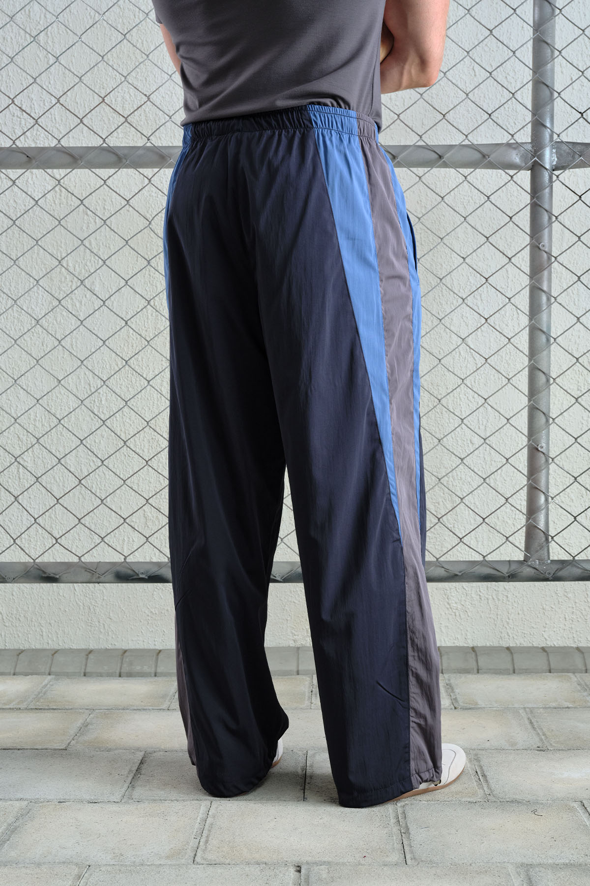 PARÇALI JOGGER LACİVERT PANTOLON
