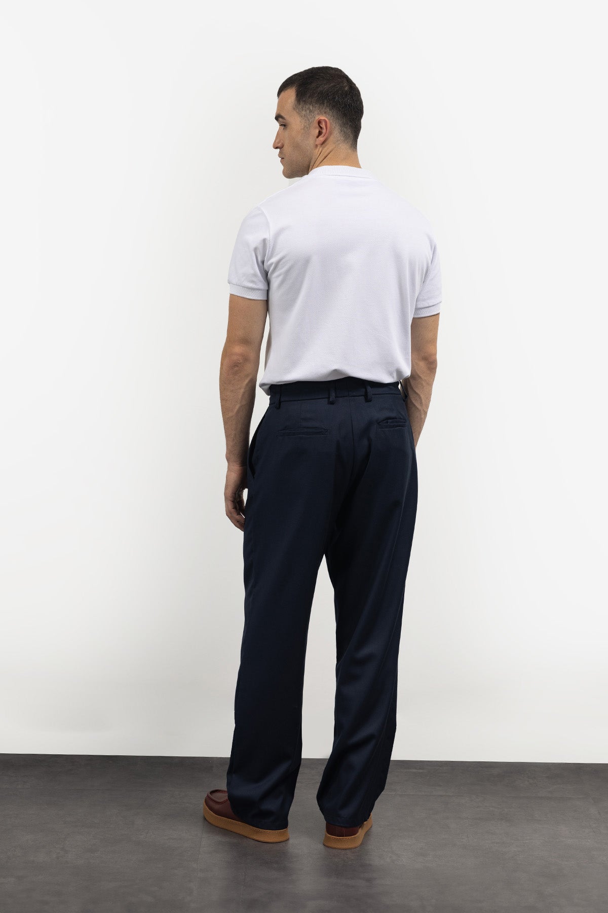 PİLİLİ PANTOLON - LACİVERT - PANTOLON